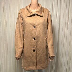 Karl Lagerfeld Camel Pea Coat
